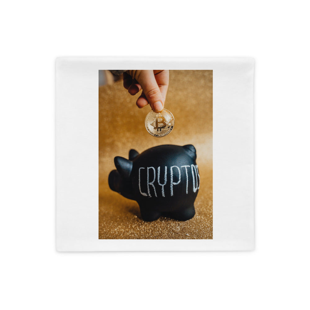 Crypto Bitcoin Pillow Case