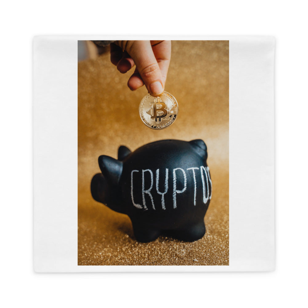 Crypto Bitcoin Pillow Case