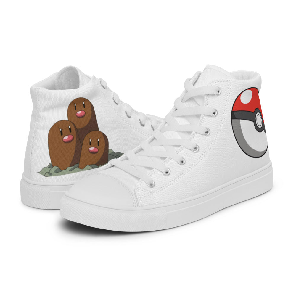 Pokemon Men’s high top canvas shoes