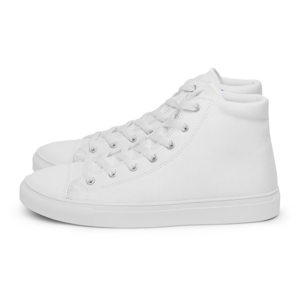 Lame Lama Men’s high top canvas shoes