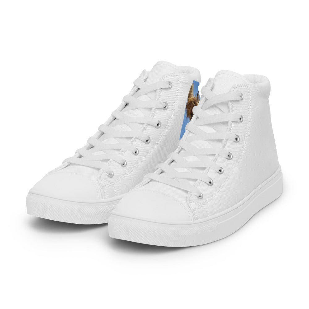 Lame Lama Men’s high top canvas shoes