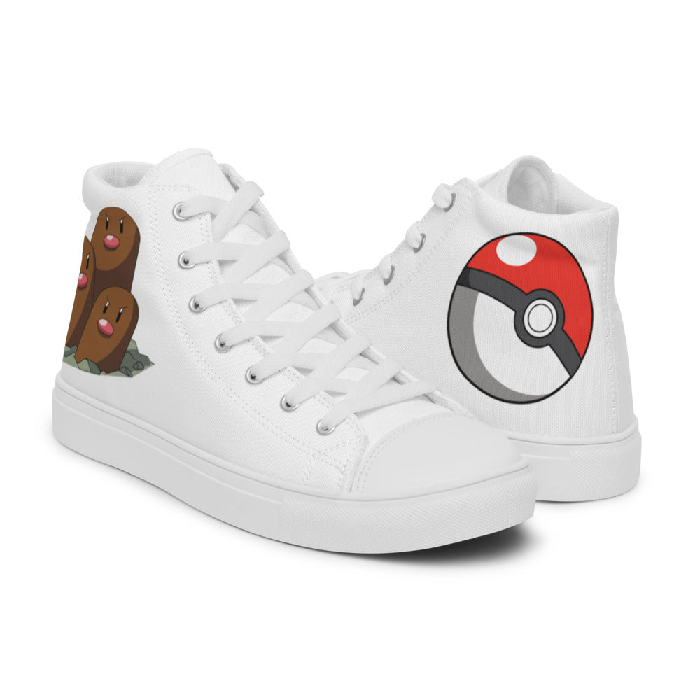 Pokemon Men’s high top canvas shoes