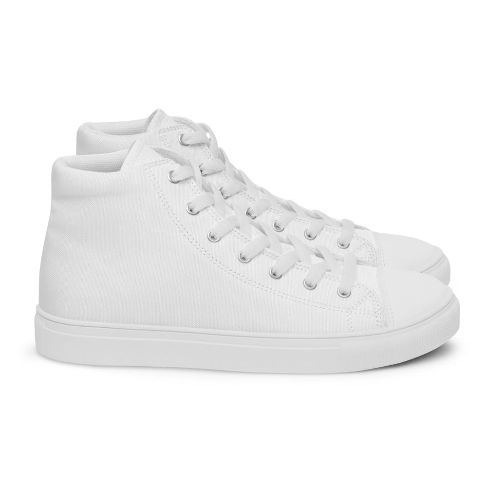 Lame Lama Men’s high top canvas shoes