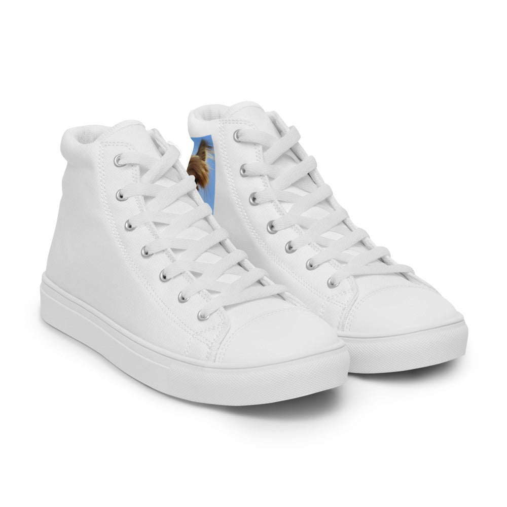 Lame Lama Men’s high top canvas shoes