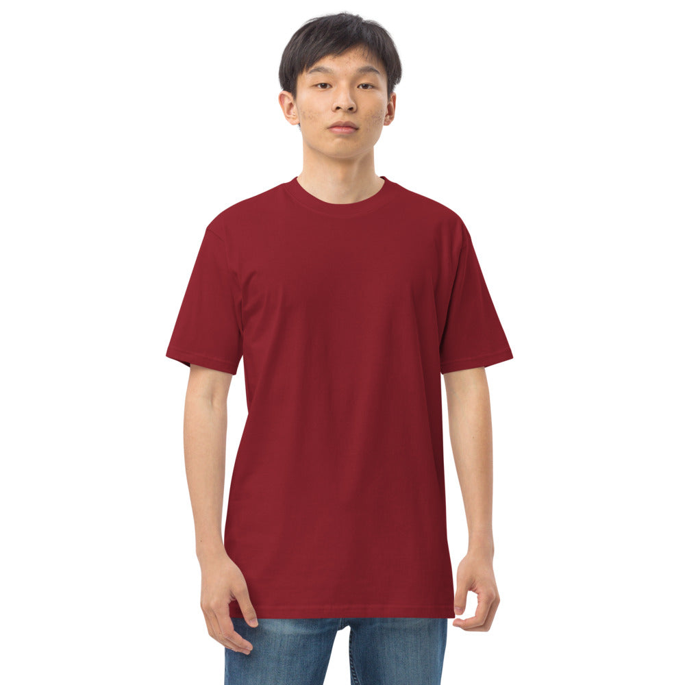 Plain Men’s premium heavyweight tee