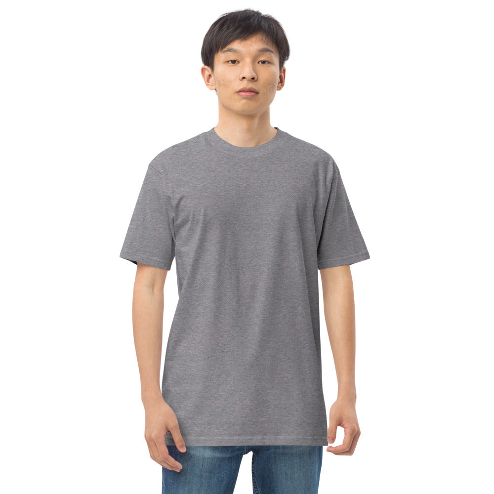 Plain Men’s premium heavyweight tee