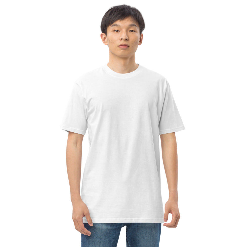 Plain Men’s premium heavyweight tee