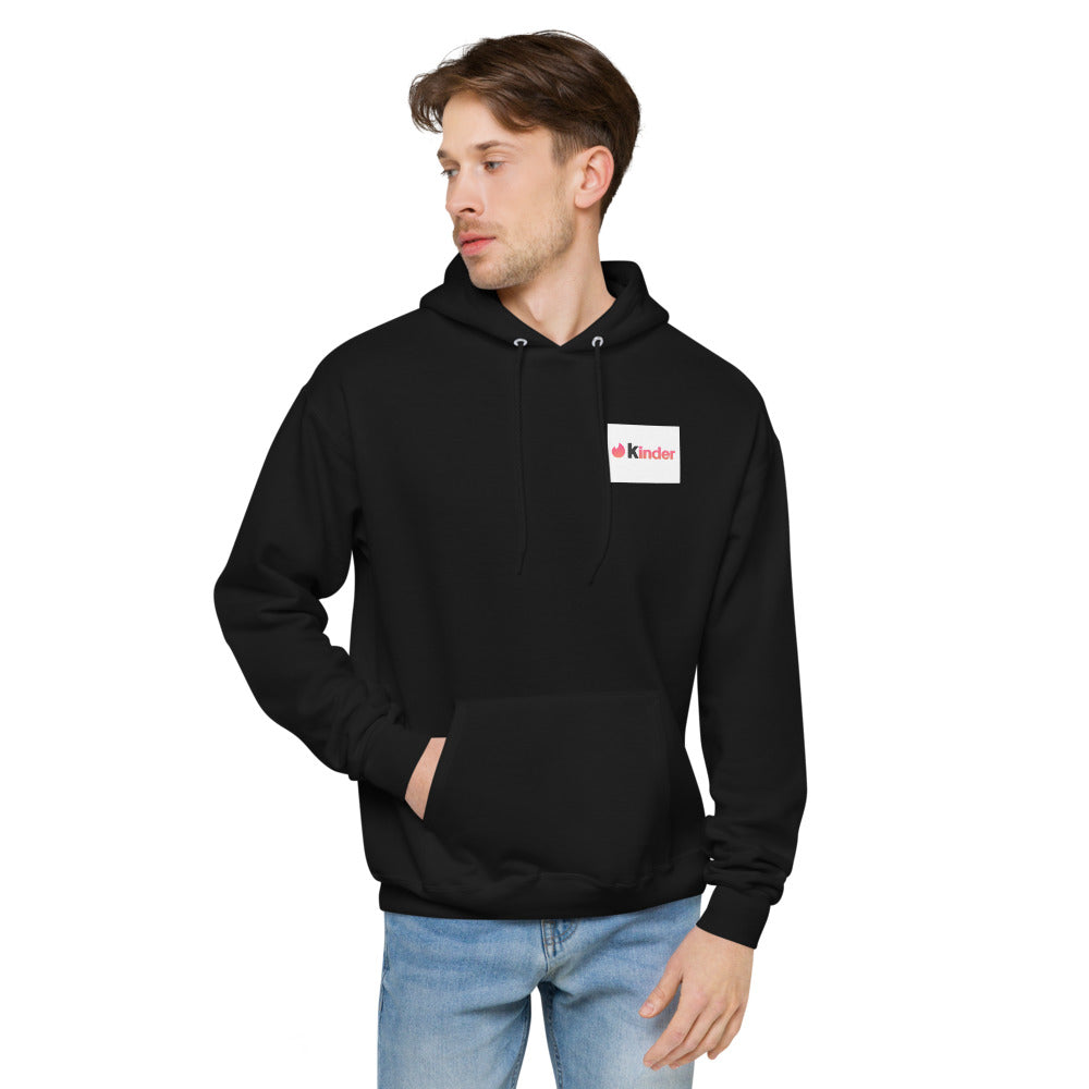 Kinder Unisex fleece hoodie